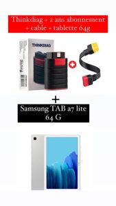 Thinkdiag avec 2 ans abonnement et tablette 64g