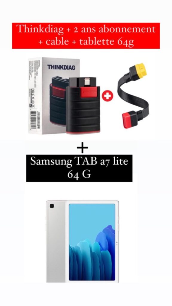 Thinkdiag avec 2 ans abonnement et tablette 64g