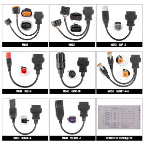 Kit cables motocycle obdstar