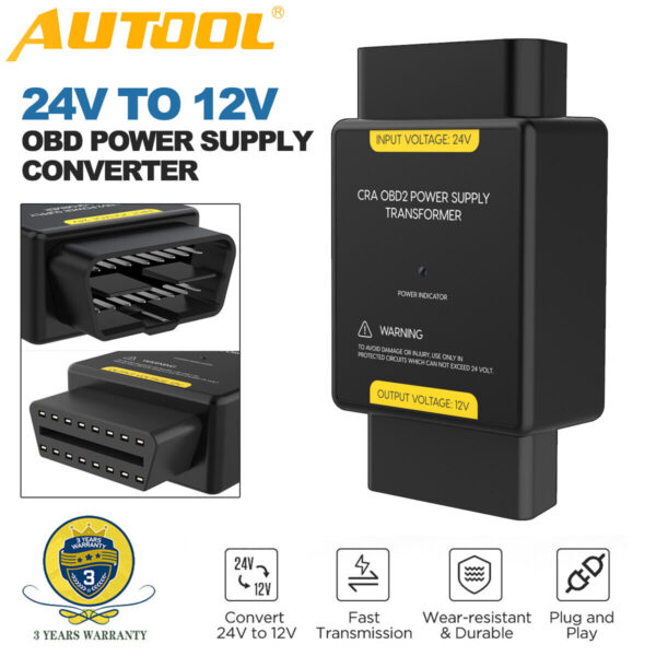 AUTOOL adaptateur 12/24V