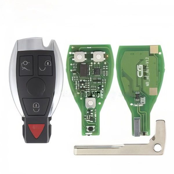 key mercedes 433mhz 3+1