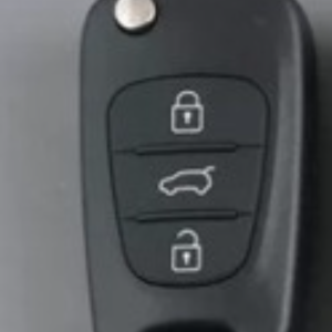 Hyundai 3 button flip key 433MHZ /id46 chip