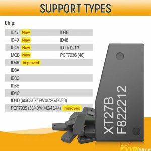 VVDI XT27B Super Chip Transpondeur Version Améliorée De XT27