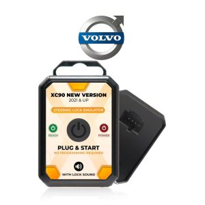 Volvo XC90 -S90 - V90 - V60 - XC60 - XC40 New Version 2021 & UP Steering Lock Emulator Simulator With Lock Sound